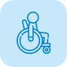 Person in wheelchair icon